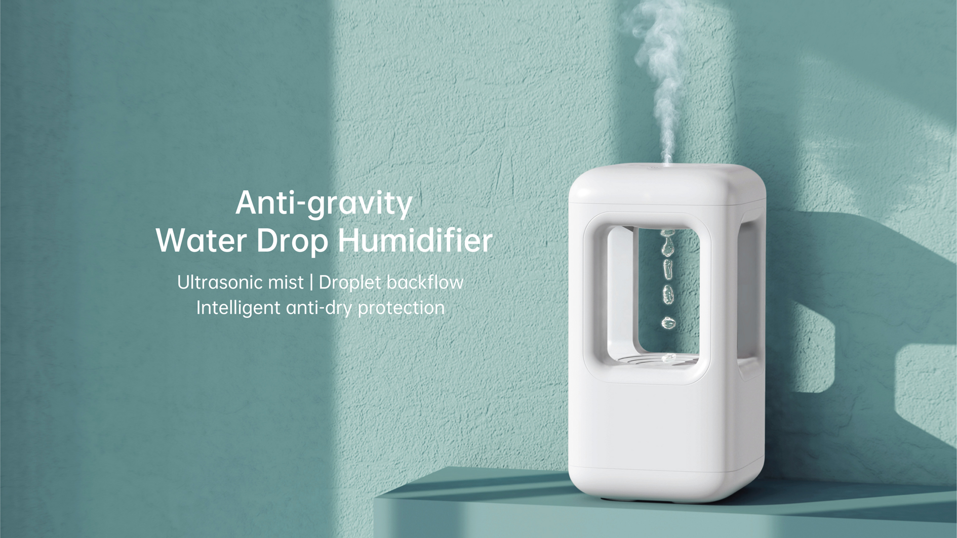Digital TimerAnti-Gravity Water Drop Humidifier JF-AH1